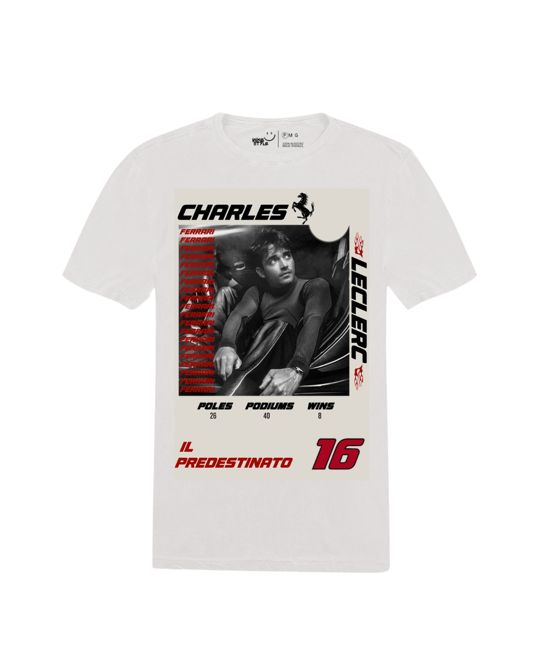 Camiseta Charles Leclerc