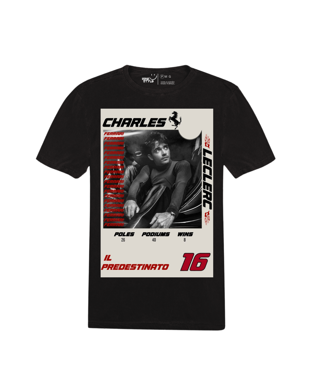 Camiseta Charles Leclerc