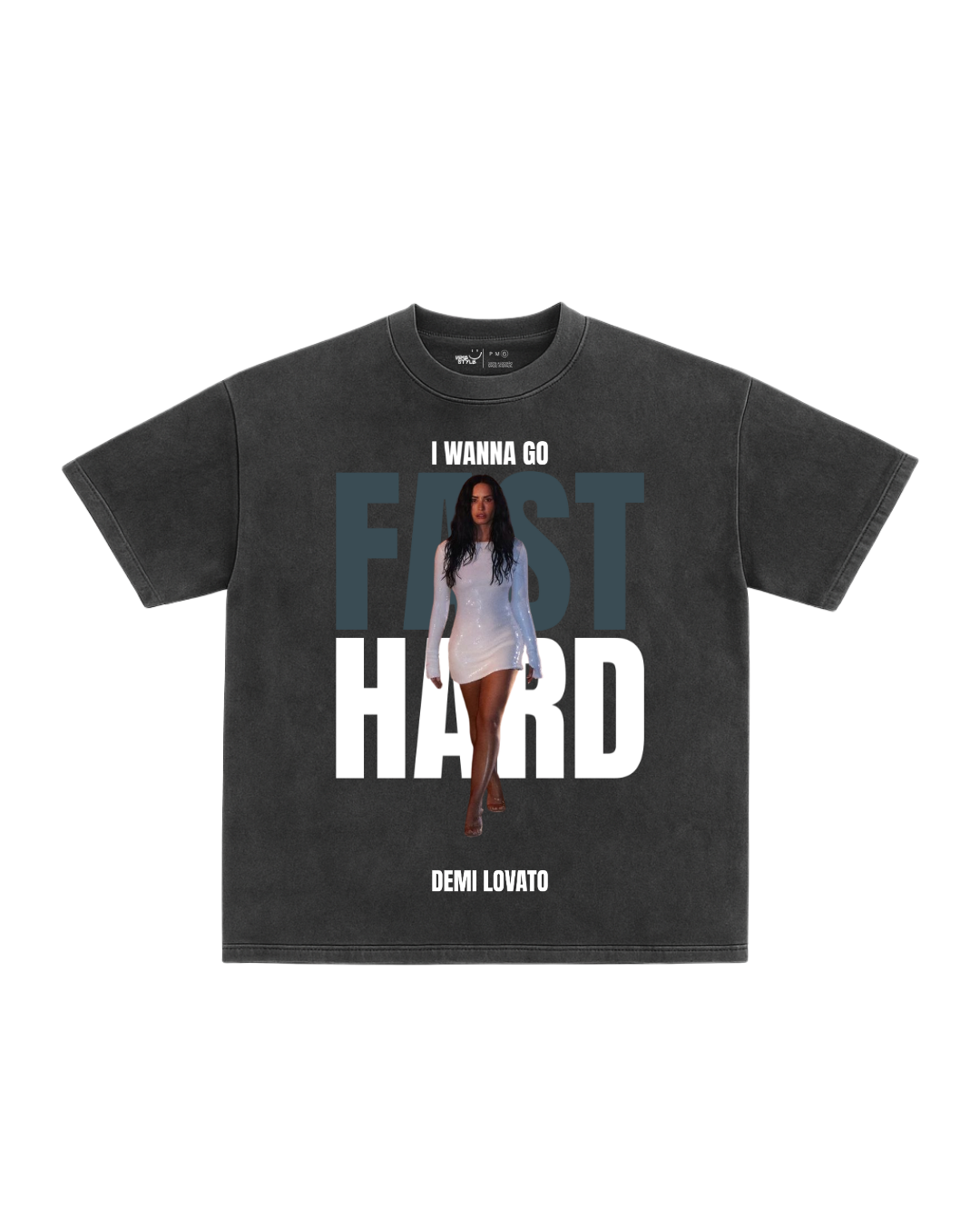 Boxy-Shirt Demi Lovato
