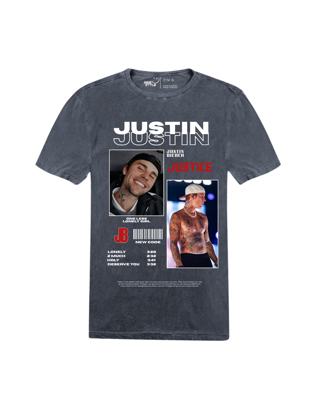 Camiseta Justin Bieber