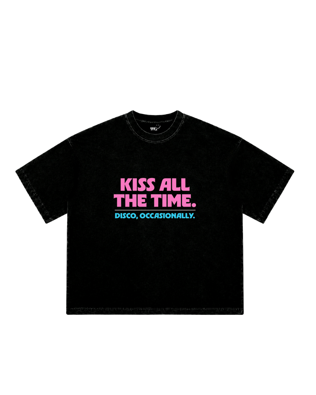 Camiseta Boxy, Harry Styles, Kiss All The Time.