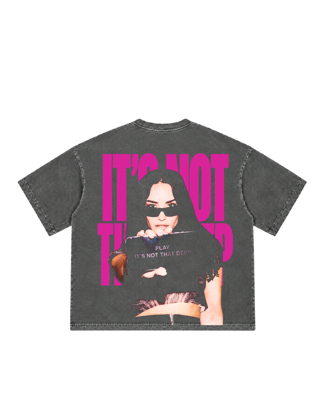 Camiseta Boxy, Demi Lovato, It's Not That Deep.