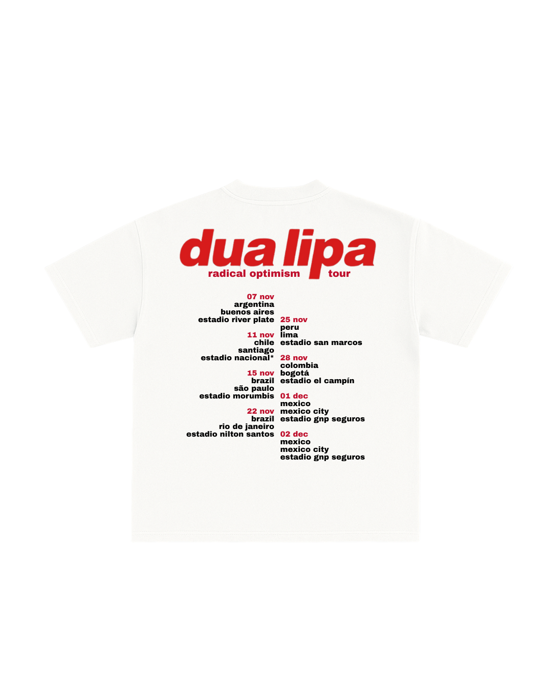 Boxy-Shirt Dua Lipa (Radical Optimism)