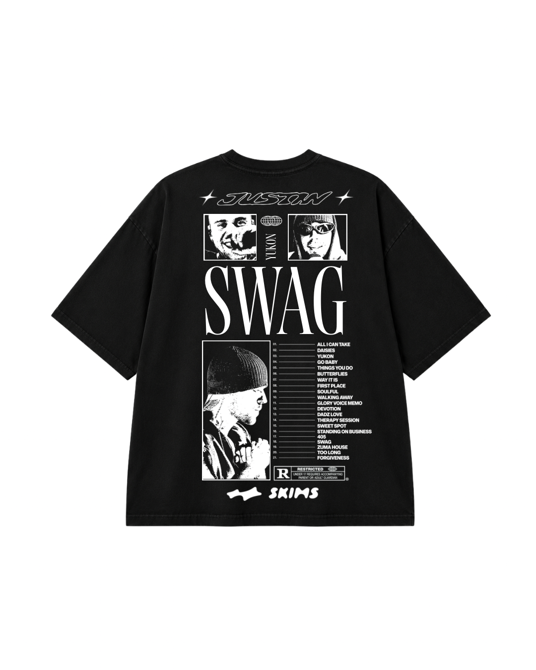 Oversized, Justin Bieber.
