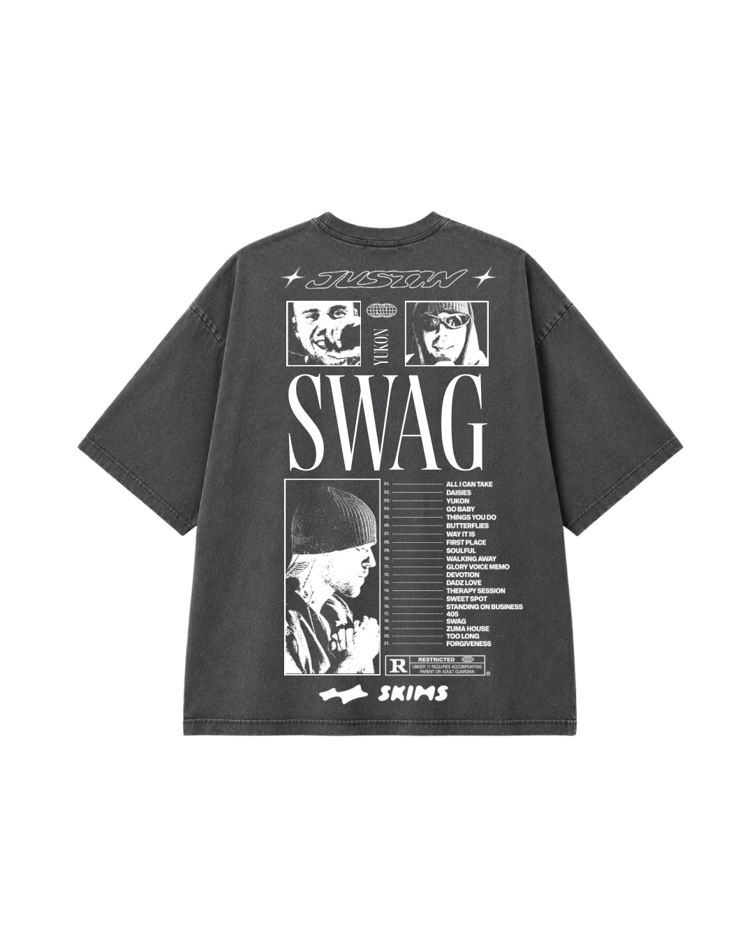 Oversized, Justin Bieber.