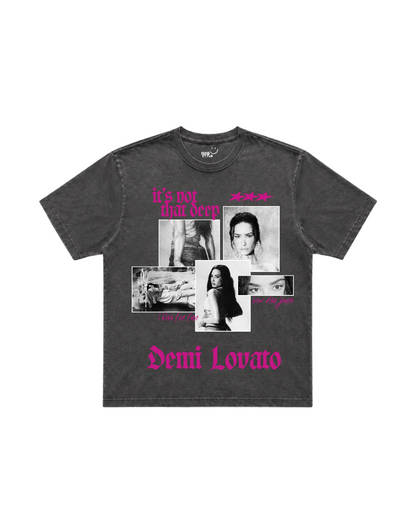 Camiseta, Demi Lovato, It's Not That Deep.
