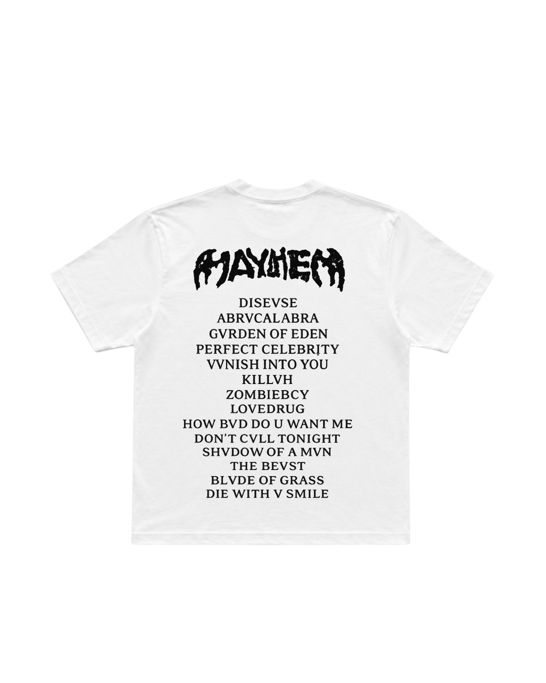 Camiseta, Lady Gaga, Mayhem