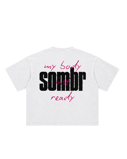 Camiseta Boxy, Sombr.