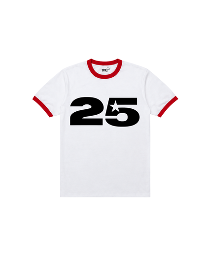 Ringer Tee, number twenty five.