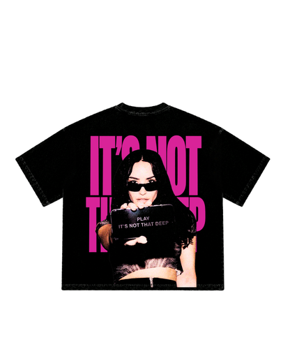 Camiseta Boxy, Demi Lovato, It's Not That Deep.