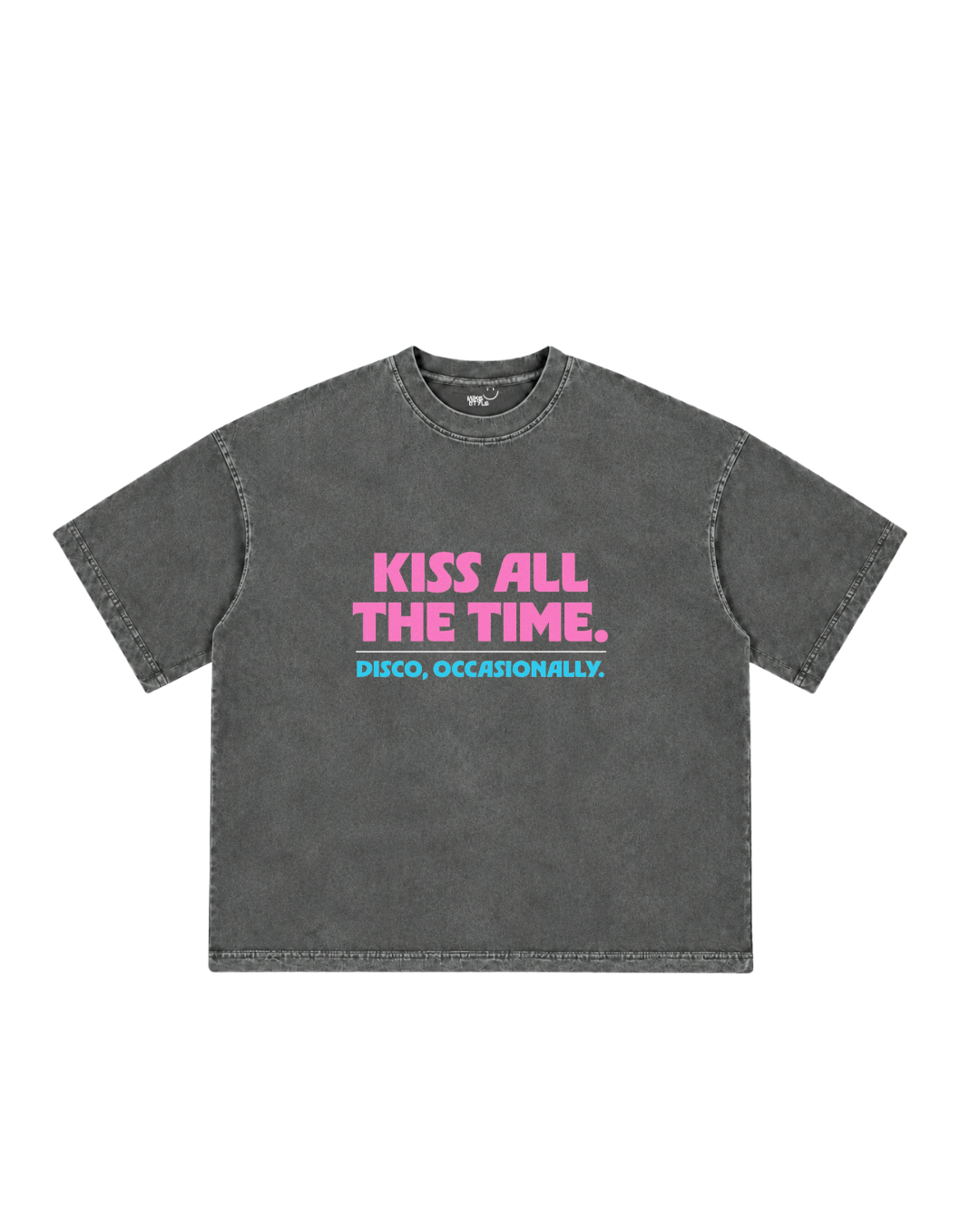 Camiseta Boxy, Harry Styles, Kiss All The Time.