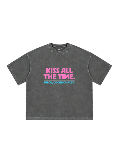 Camiseta Boxy, Harry Styles, Kiss All The Time.