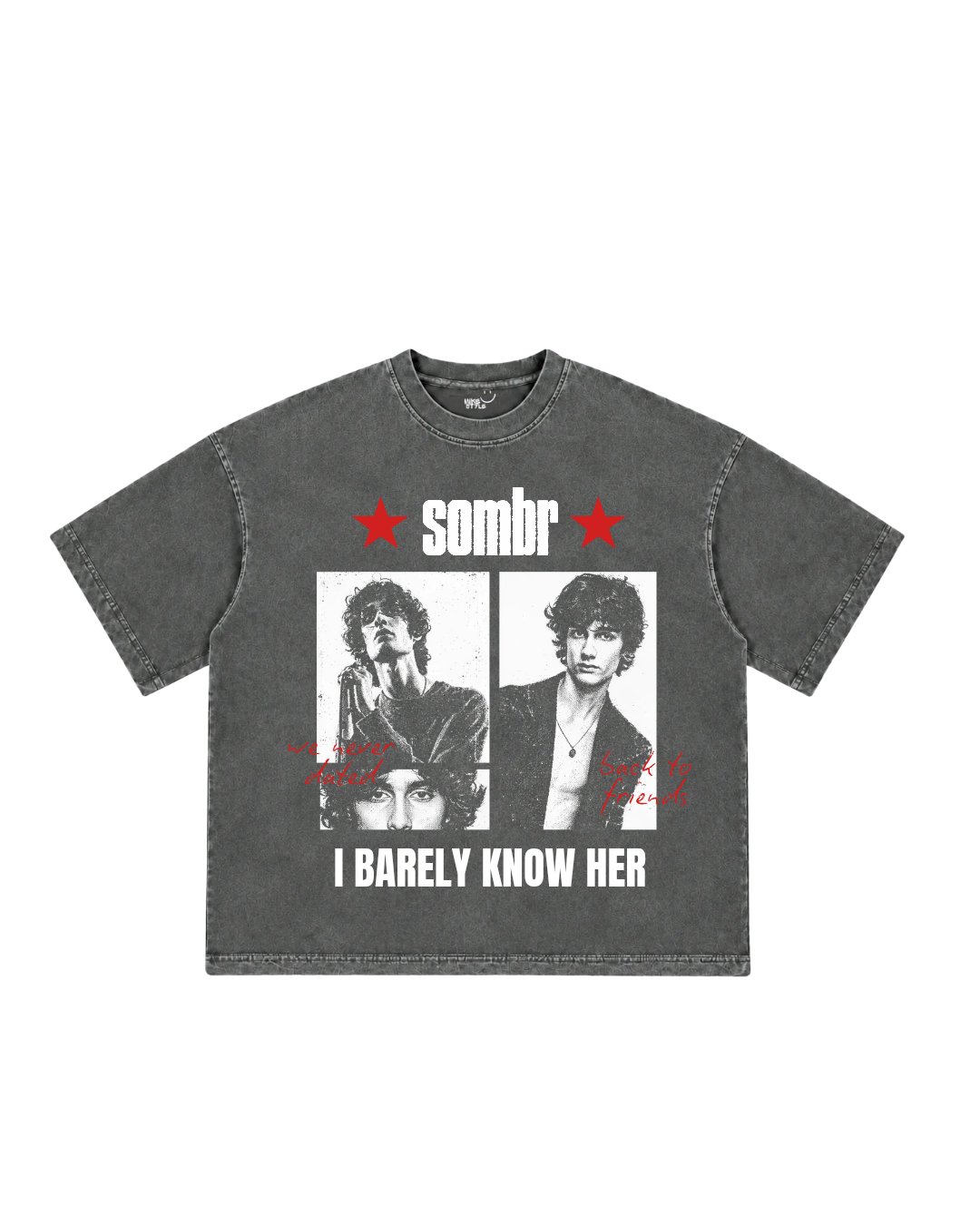 Camiseta Boxy, Sombr.