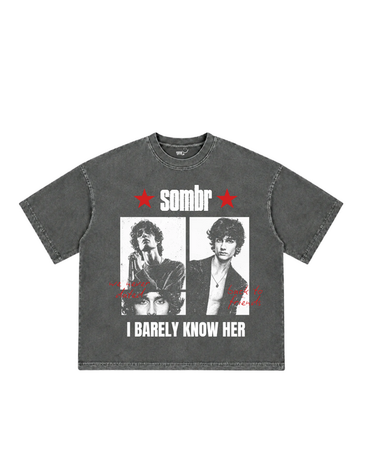 Camiseta Boxy, Sombr.